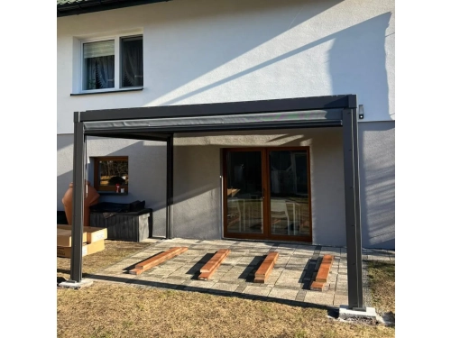 Pergola Mirador Solid 80 3x4 z roletą 3 i 4 m